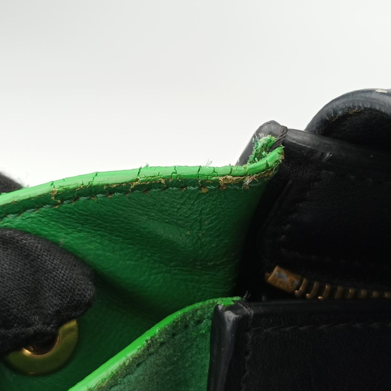 Trapèze Blue x Black x Green Leather x suede U-PA-0124トラペーズスモール ブルー×ブラック×グリーン レザー×スエード U-PA-0124