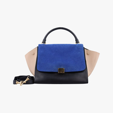 Trapèze Beige x blue x black Suede × leather S-GM-1101 トラペーズ ベージ×ブルー×ブラック スエード×レザー S-GM-1101 