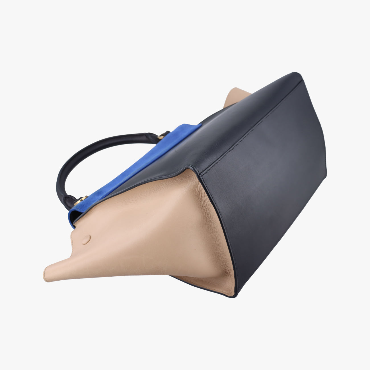 Trapèze Beige x blue x black Suede × leather S-GM-1101 トラペーズ ベージ×ブルー×ブラック スエード×レザー S-GM-1101 