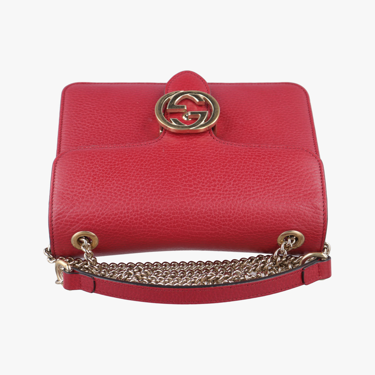 Interlocking G Red Leather 510304 G027817340インターロッキングG レッド レザー 510304 G027817340