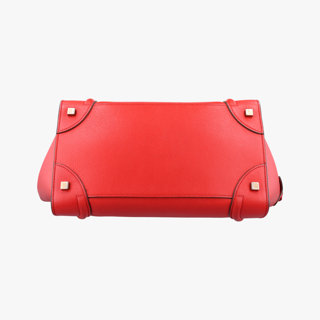 Luggage Micro shopper Red×brown Leather F-AT-0154 F-CU-0164ラゲージマイクロショッパー レッド×ブラウン レザー F-AT-0154 F-CU-0164