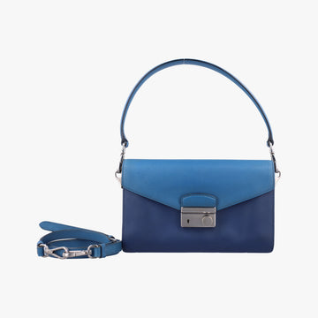 Sound TAMARIS Blue×Navy SAFFIANO Leather 180サウンド タマリス ブルー×ネイビー サフィアーノレザー 180