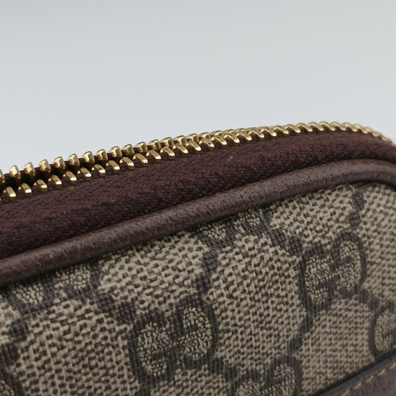 Ophidia Brown×green×red PVC coated canvas × leather オフィディア ブラウン×グリーン×レッド PVCコーティングキャンバス×レザー 519308 