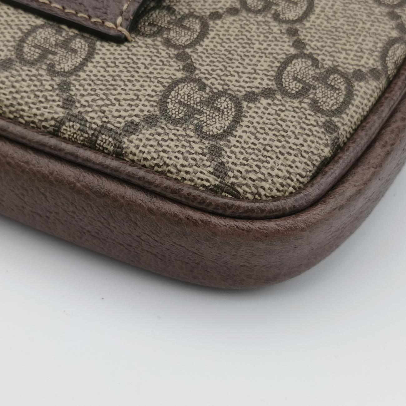 Ophidia Brown×green×red PVC coated canvas × leather オフィディア ブラウン×グリーン×レッド PVCコーティングキャンバス×レザー 519308 