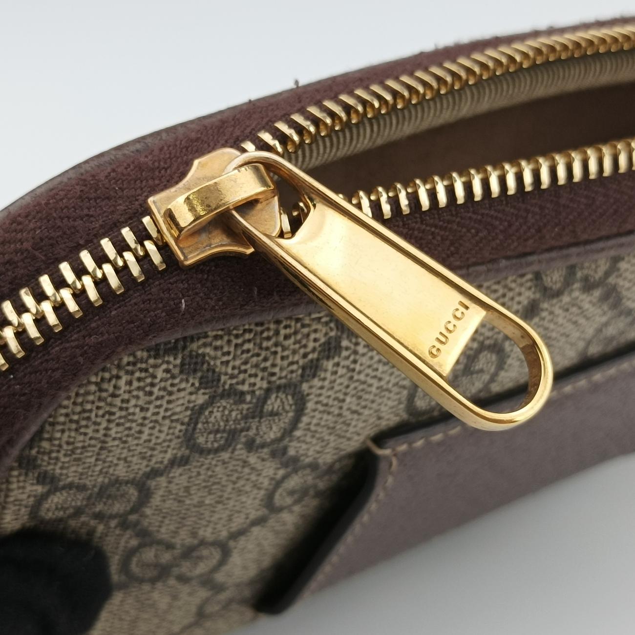 Ophidia Brown×green×red PVC coated canvas × leather オフィディア ブラウン×グリーン×レッド PVCコーティングキャンバス×レザー 519308 