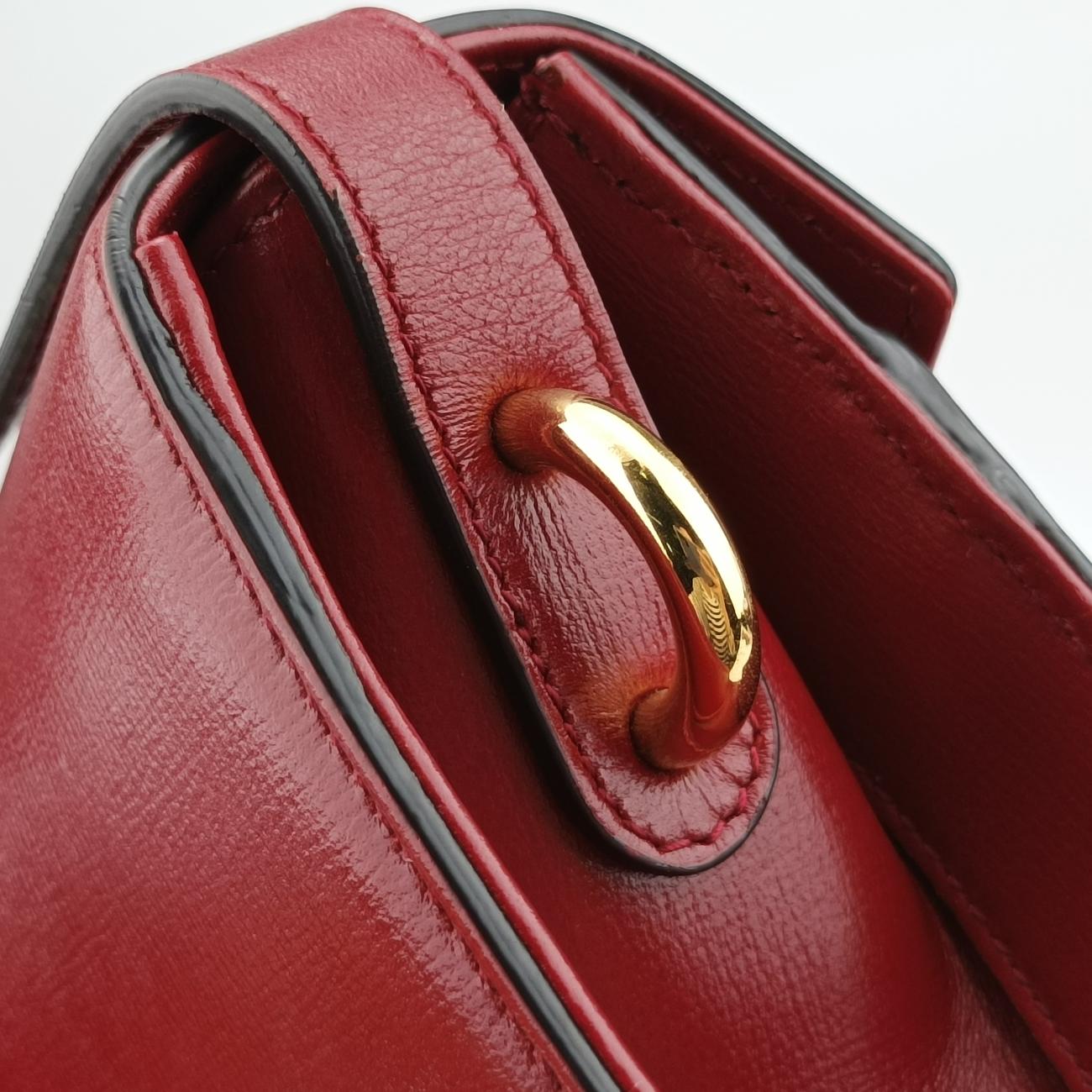 GG Ring GG Marmont Red Leather B030213467GGリング GGマーモント レッド レザー 589474 B030213467