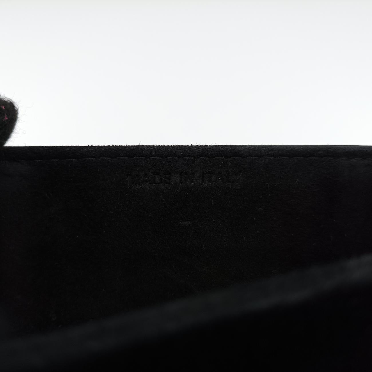 Diorama Black lambskin 08-BO-0135ディオラマ ブラック ラムスキン 08-BO-0135