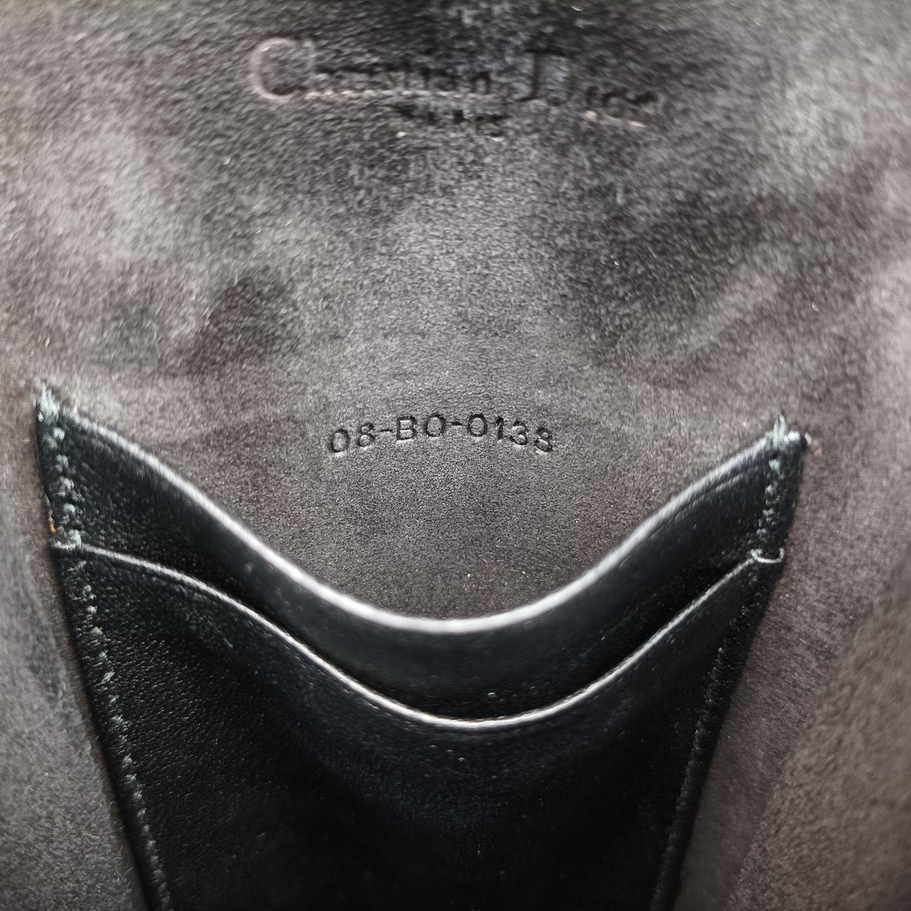 Diorama Black lambskin 08-BO-0135ディオラマ ブラック ラムスキン 08-BO-0135
