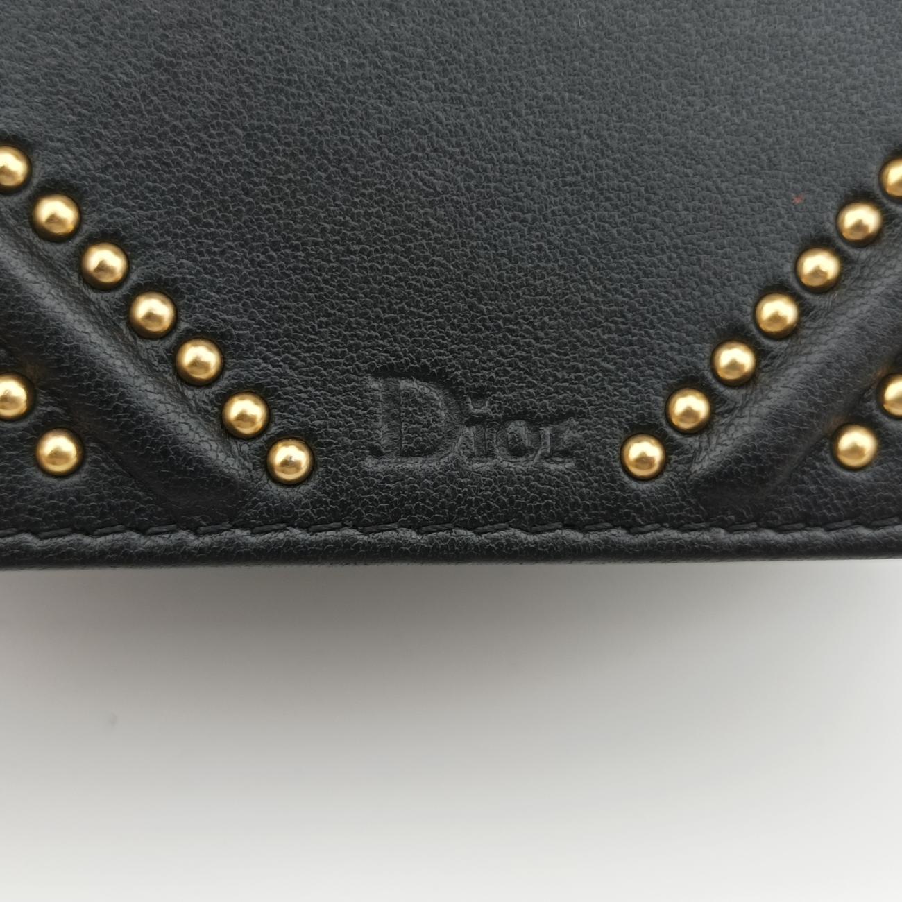 Diorama Black lambskin 08-BO-0135ディオラマ ブラック ラムスキン 08-BO-0135