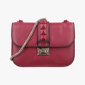 Rockstud Glam Lock Red Leather Lot number unknownロックスタッズグラムロック レッド レザー 製番不明