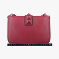 Rockstud Glam Lock Red Leather Lot number unknownロックスタッズグラムロック レッド レザー 製番不明