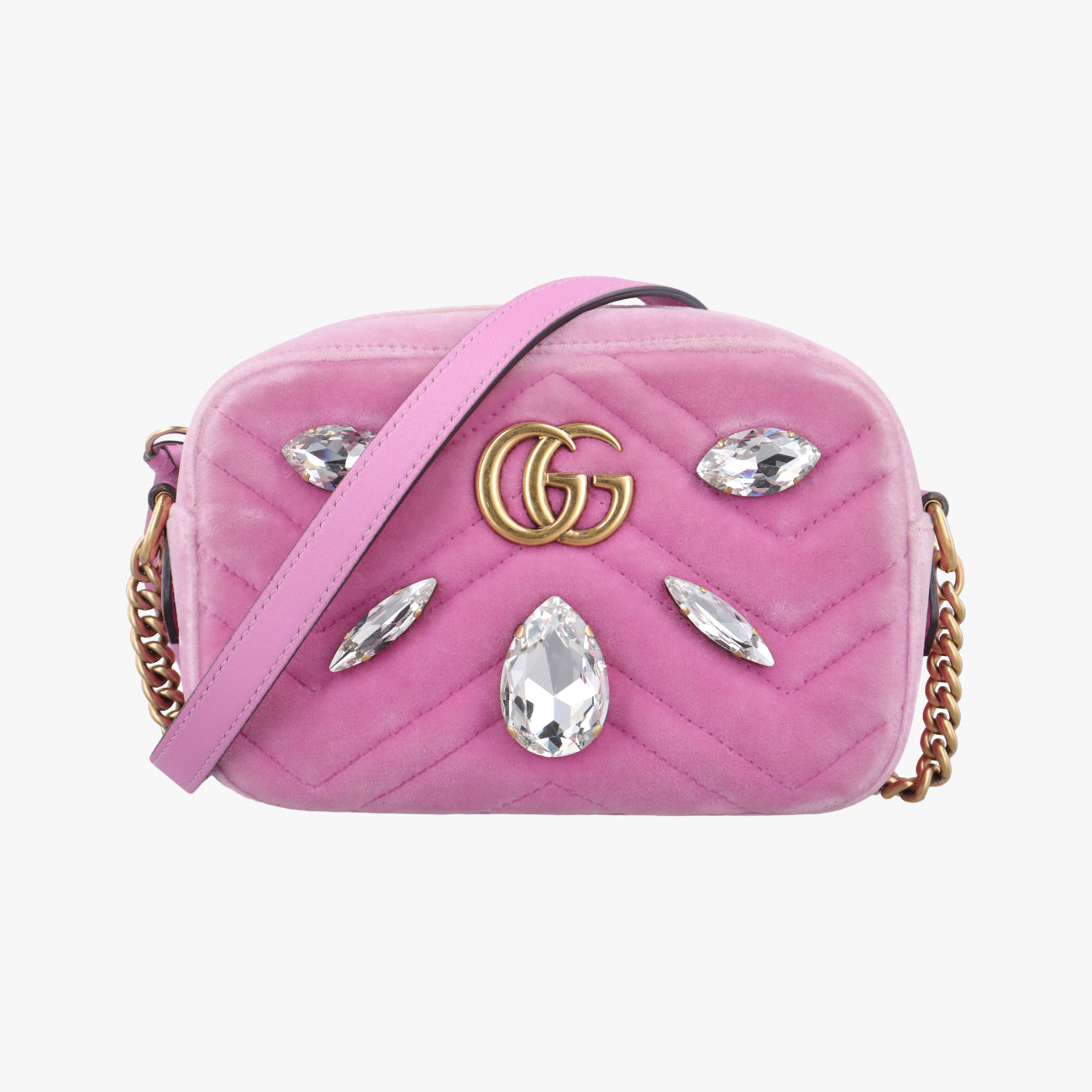 GG Marmont Pink velour C02882616GGマーモント ピンク ベロア 448065 C02882616