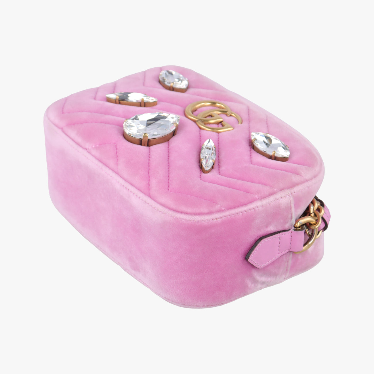 GG Marmont Pink velour C02882616GGマーモント ピンク ベロア 448065 C02882616