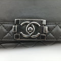 BOY CHANEL Grey leather A67948 18935729ボーイシャネル グレー レザー A67948 18935729