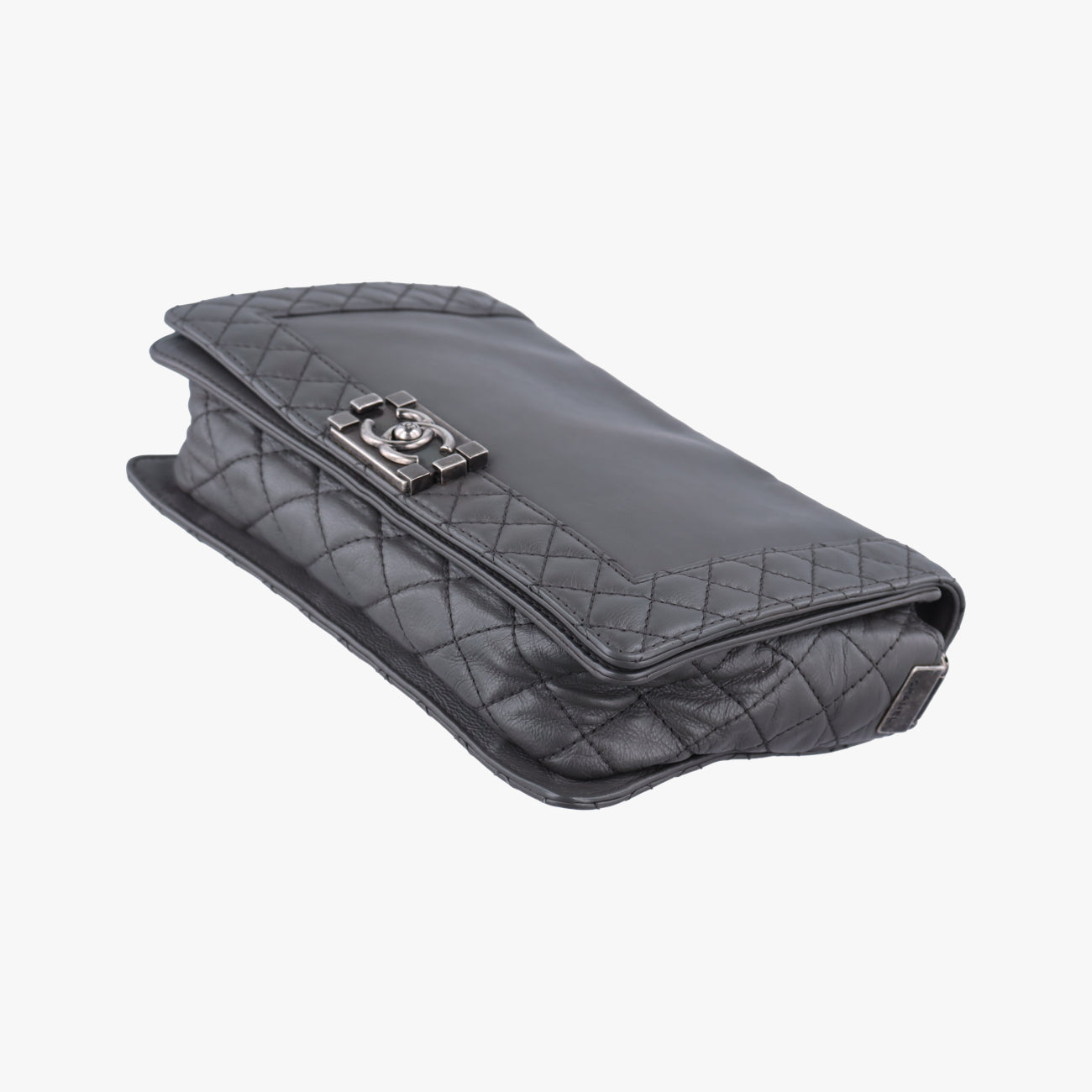 BOY CHANEL Grey leather A67948 18935729ボーイシャネル グレー レザー A67948 18935729