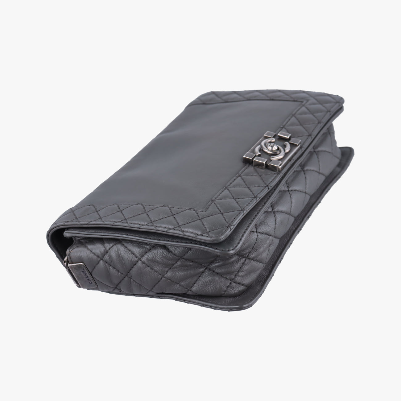 BOY CHANEL Grey leather A67948 18935729ボーイシャネル グレー レザー A67948 18935729