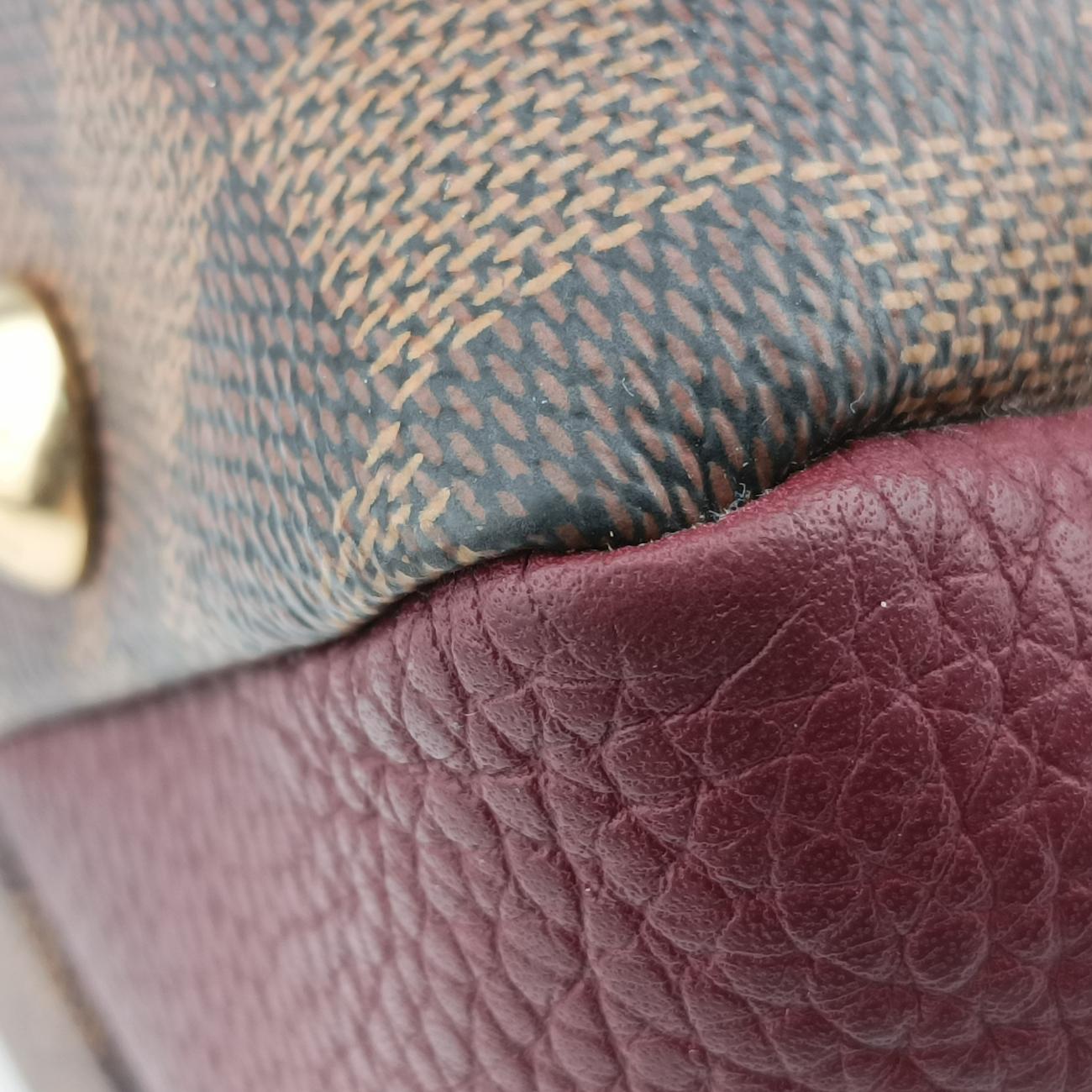 Brittany EBENE×BORDEAUX Damier Canvas×calf leather N41675 MI0197ブリタニー エベーヌ×ボルドー ダミエキャンバス×カーフレザー N41675 MI0197