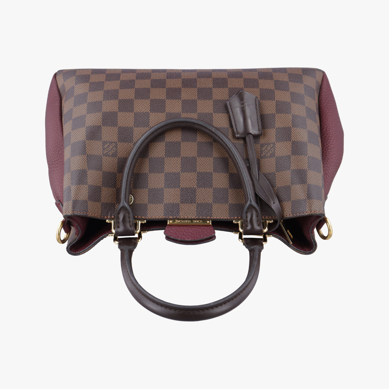 Brittany EBENE×BORDEAUX Damier Canvas×calf leather N41675 MI0197ブリタニー エベーヌ×ボルドー ダミエキャンバス×カーフレザー N41675 MI0197
