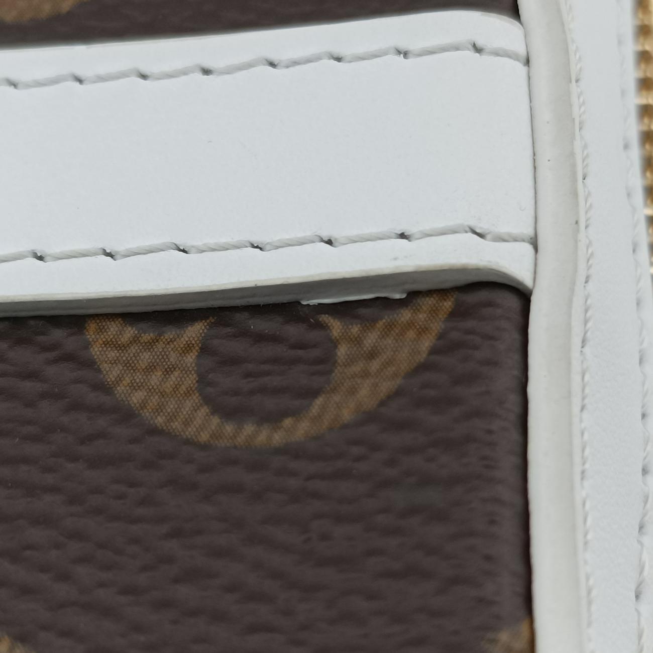 Soft Trunk Phone Box brown×white Monogram Canvas×calf leather TJ4240ソフトトランク フォーンボックス モノグラム/ブラウン系×ホワイト モノグラムキャンバス×カーフレザー M80102 TJ4240