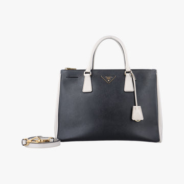 Galleria Black×white SAFFIANO Leather B2274A 103ガレリア ブラック×ホワイト サフィアーノレザー B2274A 103