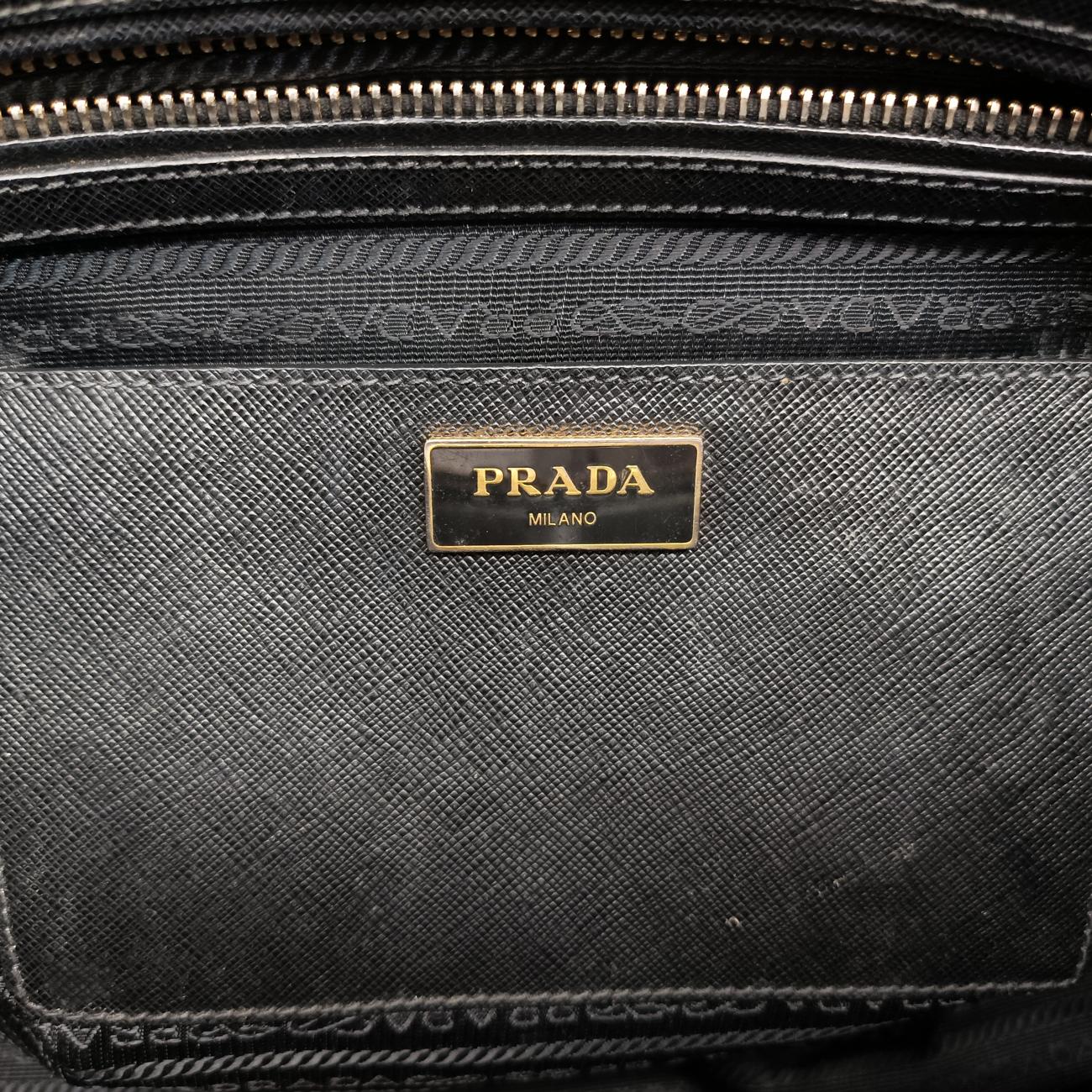 Galleria Black×white SAFFIANO Leather B2274A 103ガレリア ブラック×ホワイト サフィアーノレザー B2274A 103