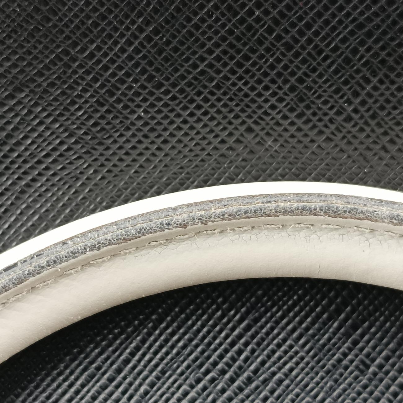 Galleria Black×white SAFFIANO Leather B2274A 103ガレリア ブラック×ホワイト サフィアーノレザー B2274A 103