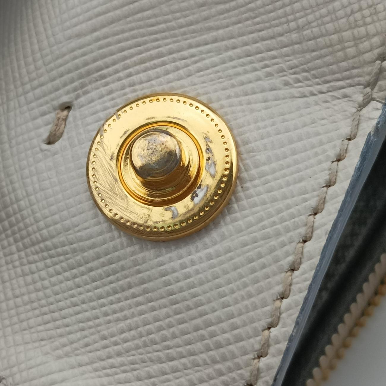 Galleria Black×white SAFFIANO Leather B2274A 103ガレリア ブラック×ホワイト サフィアーノレザー B2274A 103