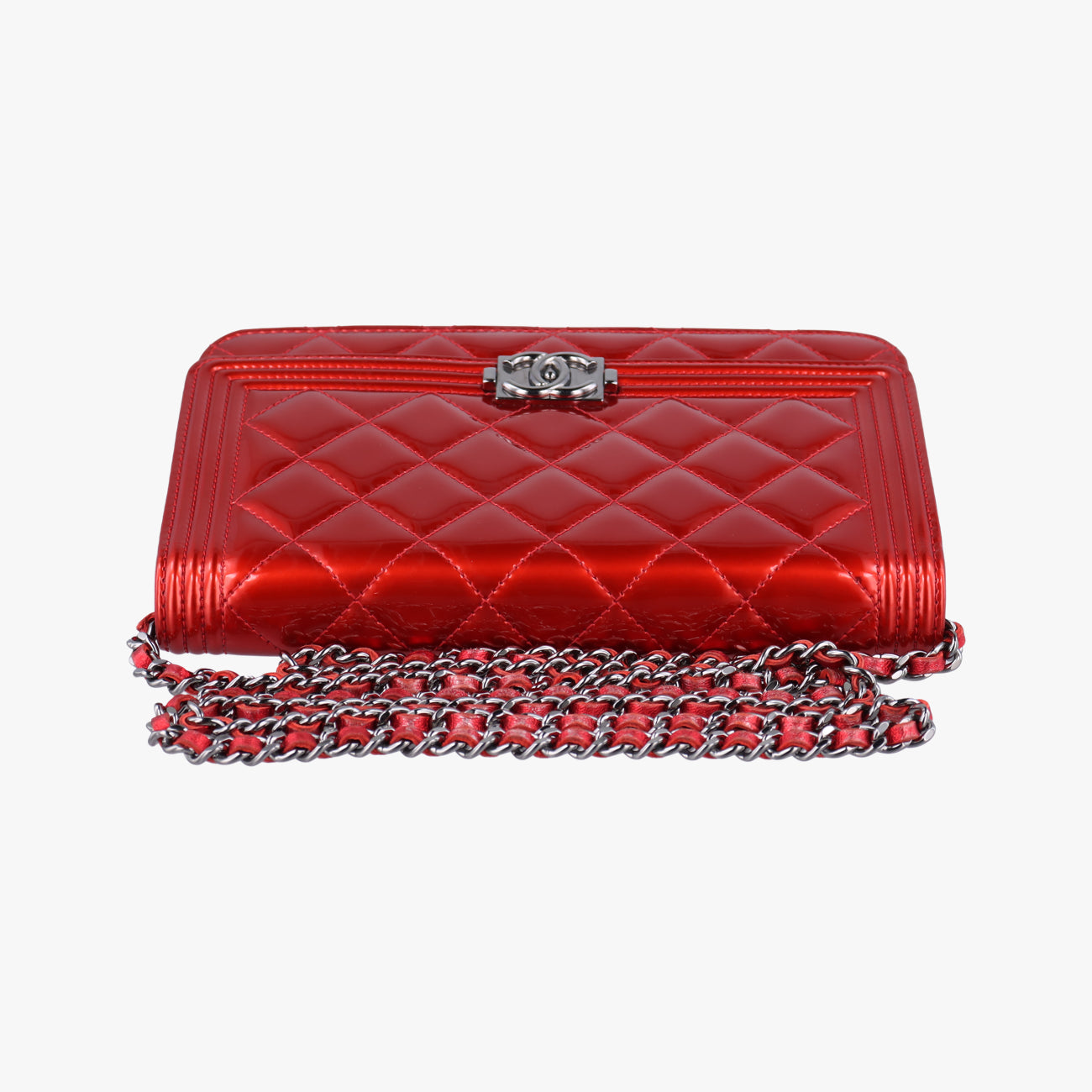 BOY CHANEL Red Patent 19500991ボーイシャネル レッド パテント A68911 19500991