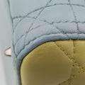 Lady Dior Pink×Blue×Yellow lambskin 05-MA-0113レディディオール ピンク×ブルー×イエロー ラムスキン 05-MA-0113