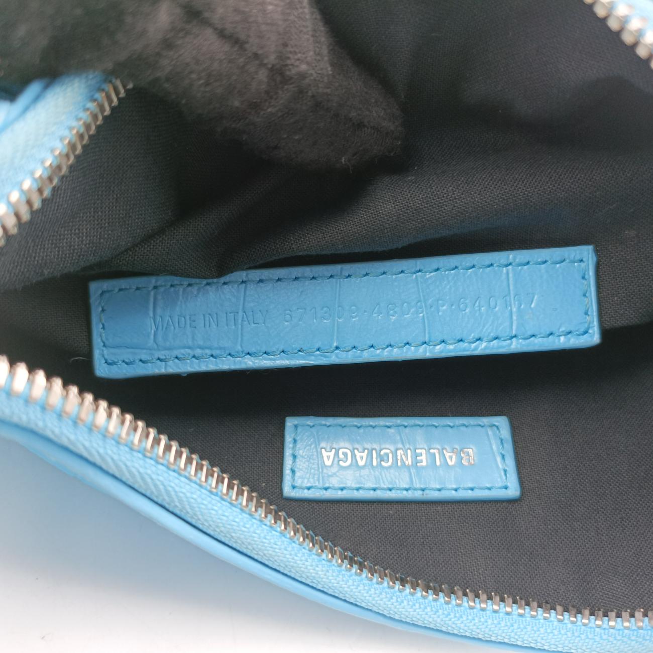 Le Cagole Blue lambskin 671309.4809.P.640167ルカゴール ブルー ラムスキン 671309.4809.P.640167