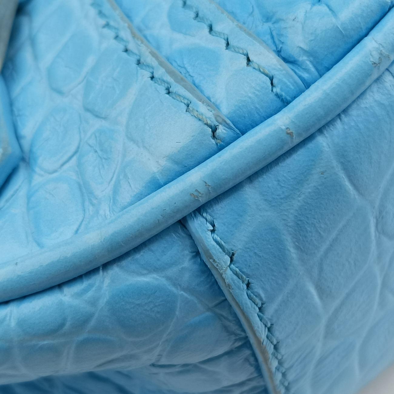 Le Cagole Blue lambskin 671309.4809.P.640167ルカゴール ブルー ラムスキン 671309.4809.P.640167