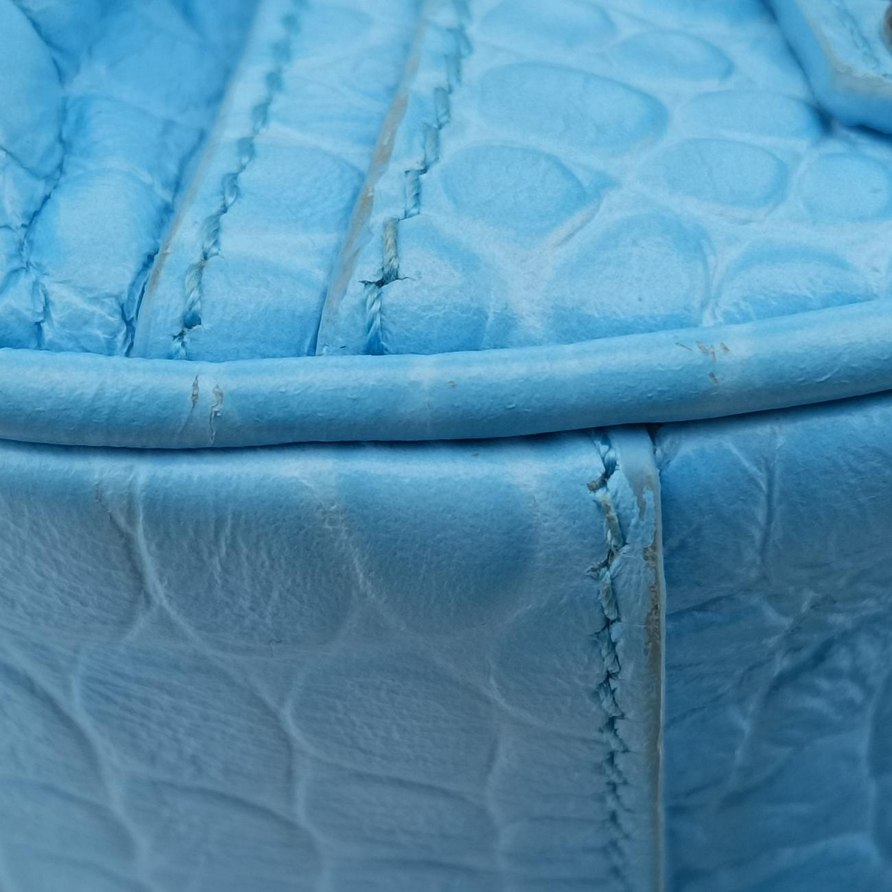 Le Cagole Blue lambskin 671309.4809.P.640167ルカゴール ブルー ラムスキン 671309.4809.P.640167