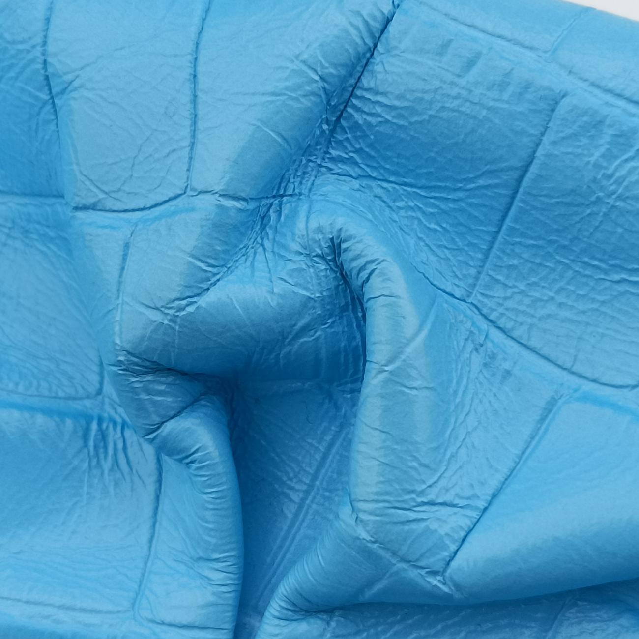 Le Cagole Blue lambskin 671309.4809.P.640167ルカゴール ブルー ラムスキン 671309.4809.P.640167