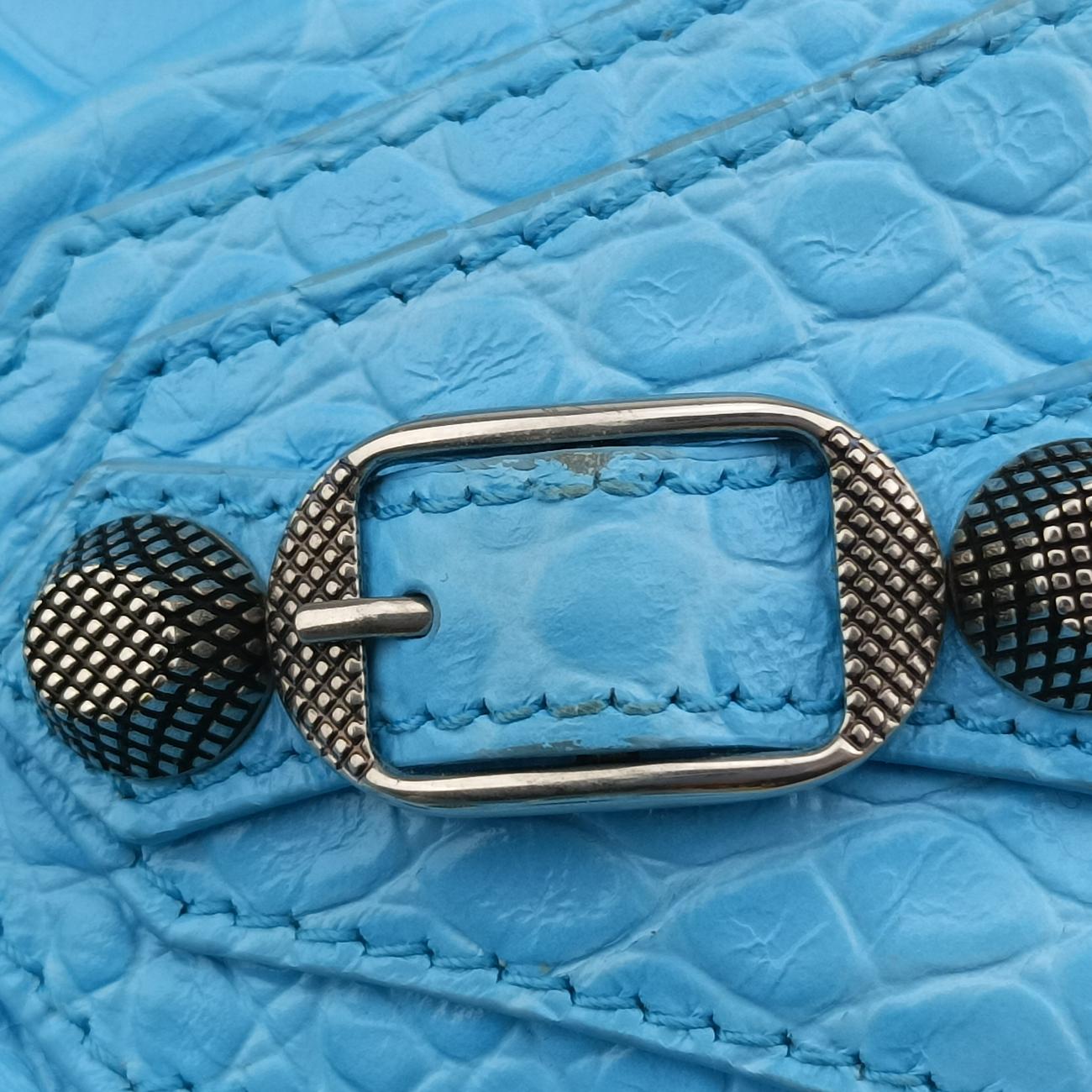 Le Cagole Blue lambskin 671309.4809.P.640167ルカゴール ブルー ラムスキン 671309.4809.P.640167