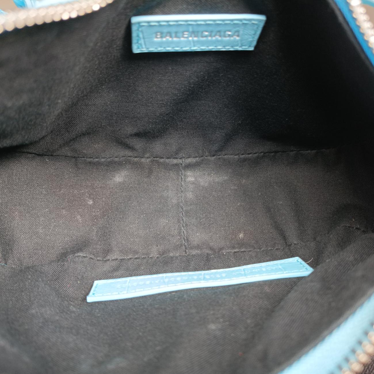 Le Cagole Blue lambskin 671309.4809.P.640167ルカゴール ブルー ラムスキン 671309.4809.P.640167