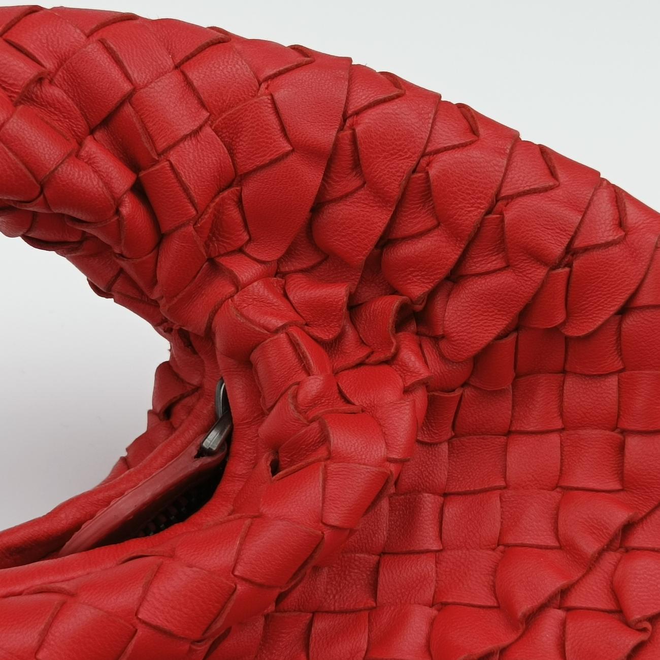 Intrecciato Red Leather B02629797Qイントレチャート レッド レザー B02629797Q