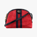 Ophidia Red×black suede×Leather C024426093オフィディア レッド×ブラック スエード×レザー 499621 C024426093