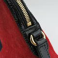 Ophidia Red×black suede×Leather C024426093オフィディア レッド×ブラック スエード×レザー 499621 C024426093