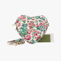 GG Marmont Flower Print Heart Multicolour Leather E040806078GGマーモント フラワー プリント ハート マルチカラー レザー 740355 E040806078