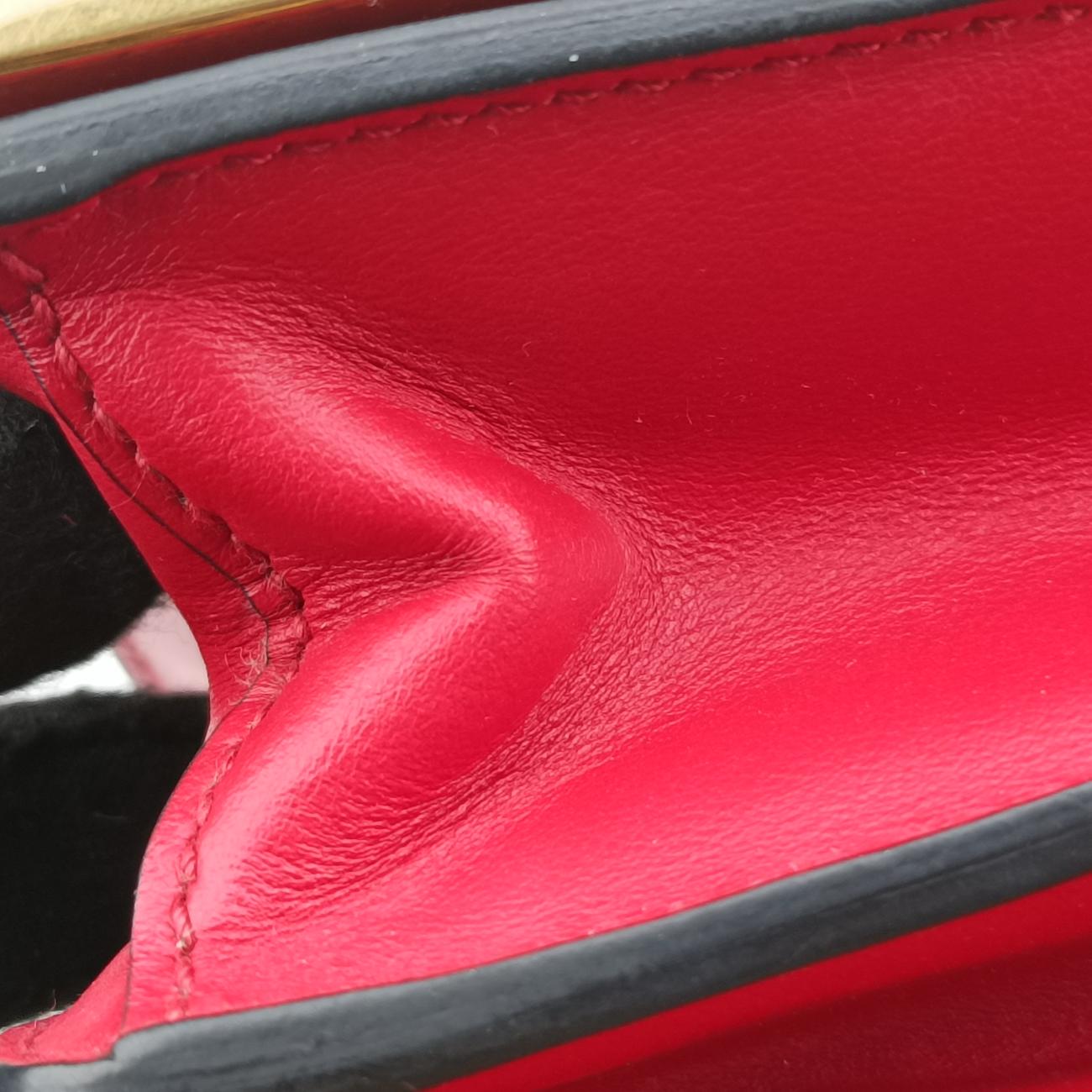Cahier Red×black Leather 25 7カイエ レッド×ブラック レザー 1BD045 25 7