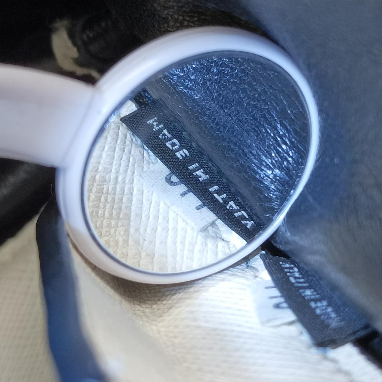 Embroidered Sound Black x White x Gray SAFFIANO Leather 110刺繍 サウンド ブラック×ホワイト×グレー サフィアーノレザー 110