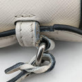 Embroidered Sound Black x White x Gray SAFFIANO Leather 110刺繍 サウンド ブラック×ホワイト×グレー サフィアーノレザー 110