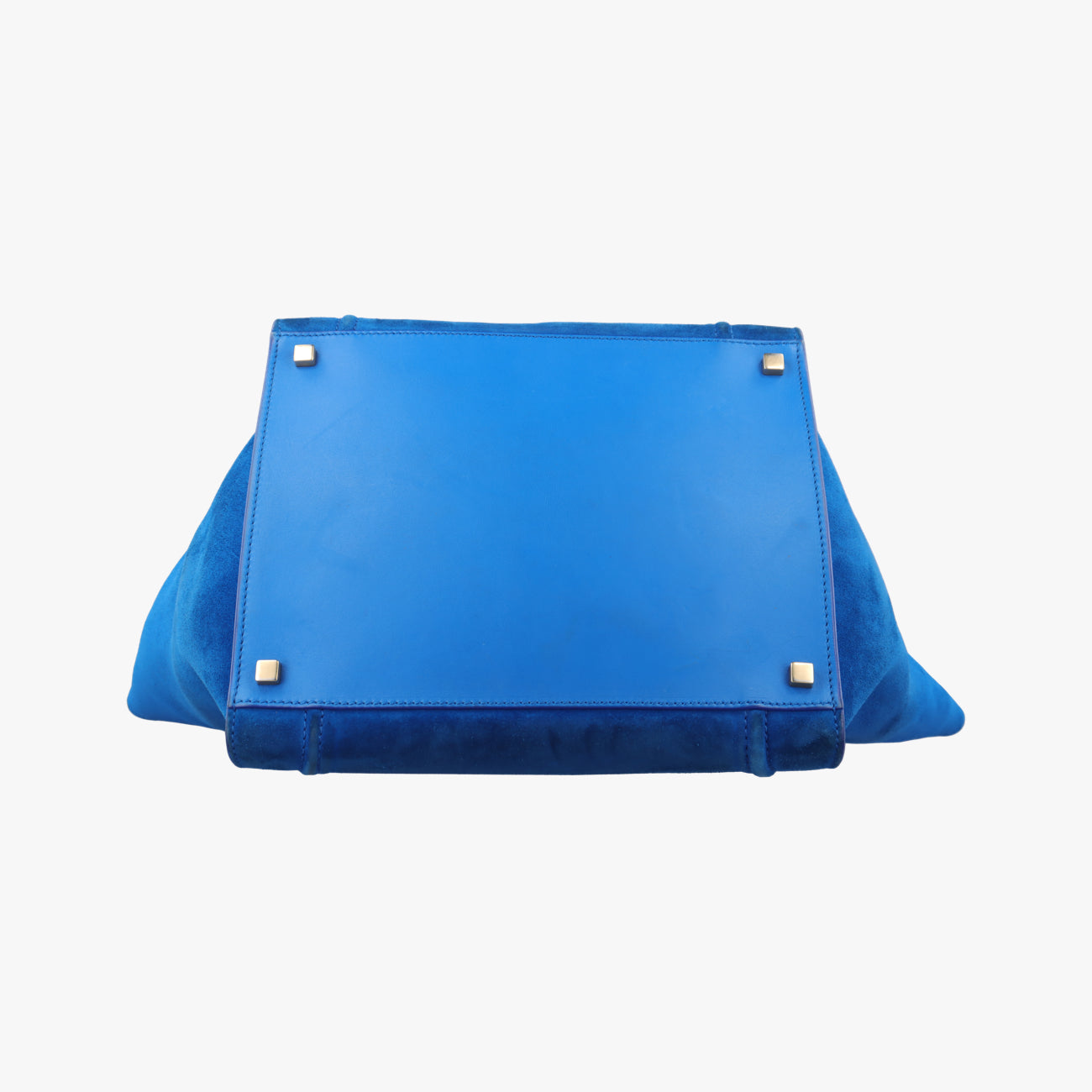 Luggage Small Square Phantom Blue suede W-CU-0172ラゲージスモールスクエアファントム ブルー スエード W-CU-0172