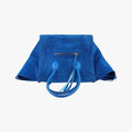 Luggage Small Square Phantom Blue suede W-CU-0172ラゲージスモールスクエアファントム ブルー スエード W-CU-0172