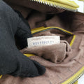 NODINI Intrecciato Yellow lambskin B03159015Tノディーニ イントレチャート イエロー ラムスキン B03159015T
