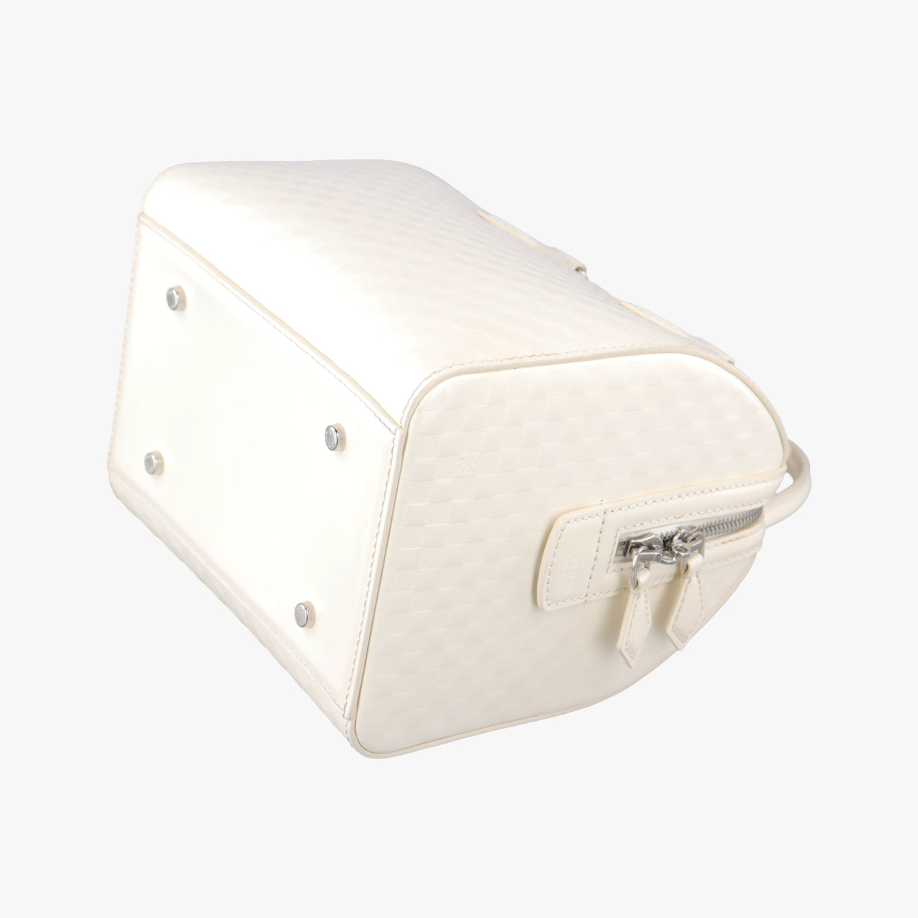 Speedy Cube MM CREME Damier Facets M48904 FL5102スピーディ キューブMM クレーム ダミエ ファセット M48904 FL5102