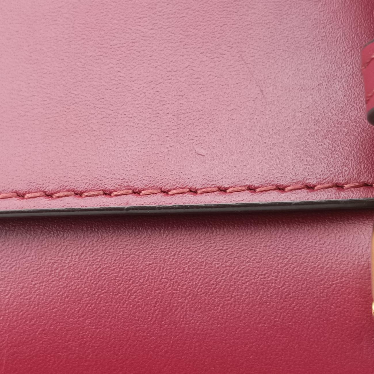 Baguette Mini Burgundy Leather 8BS039-AAIW-209-0189バゲット ミニ ワインレッド レザー 8BS039 8BS039-AAIW-209-0189