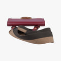 Baguette Mini Burgundy Leather 8BS039-AAIW-209-0189バゲット ミニ ワインレッド レザー 8BS039 8BS039-AAIW-209-0189