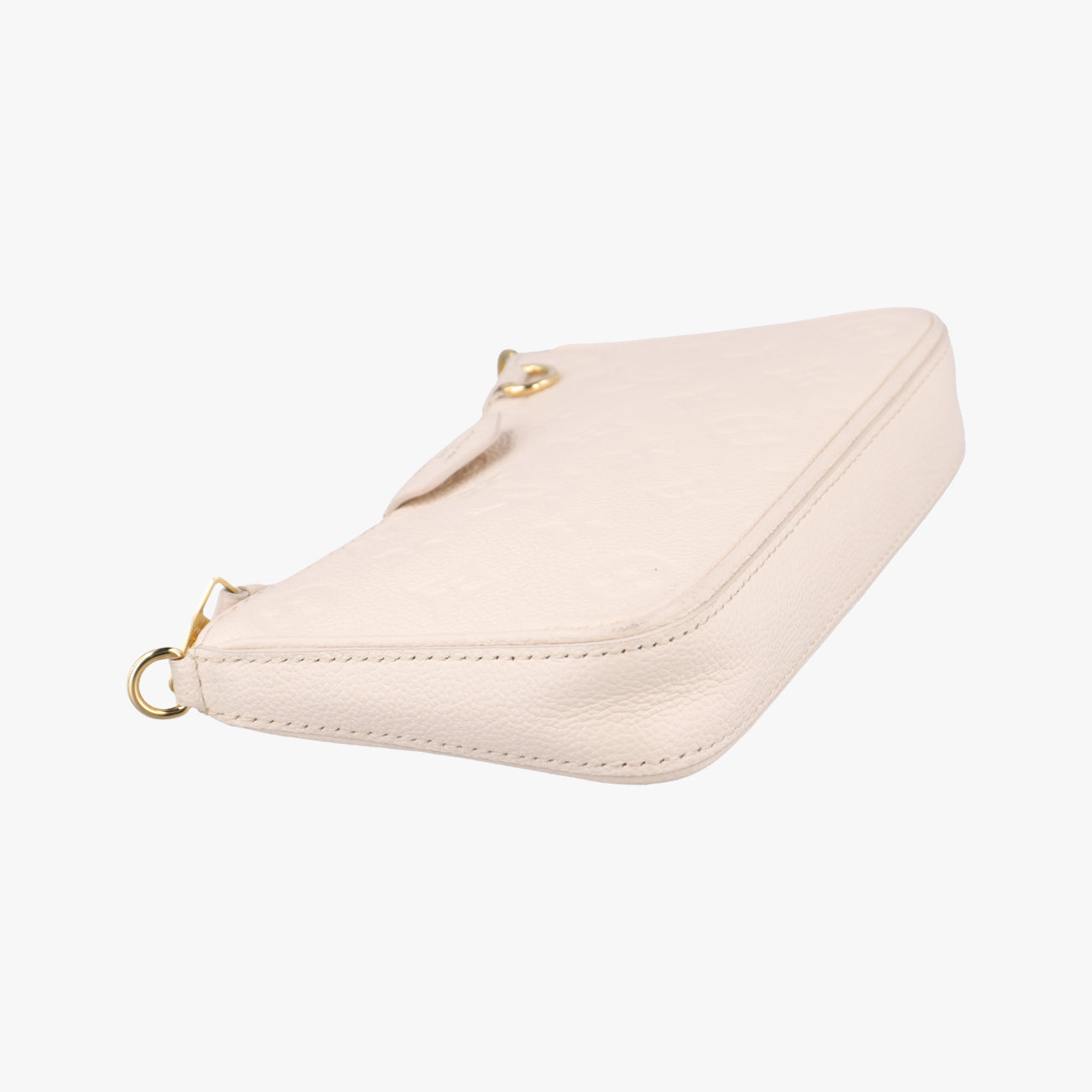 Easy PouchCrème WhiteEmbossed MonogramM81066ICチップイージーポーチクレームホワイト モノグラム アンプラントM81066ICチップ