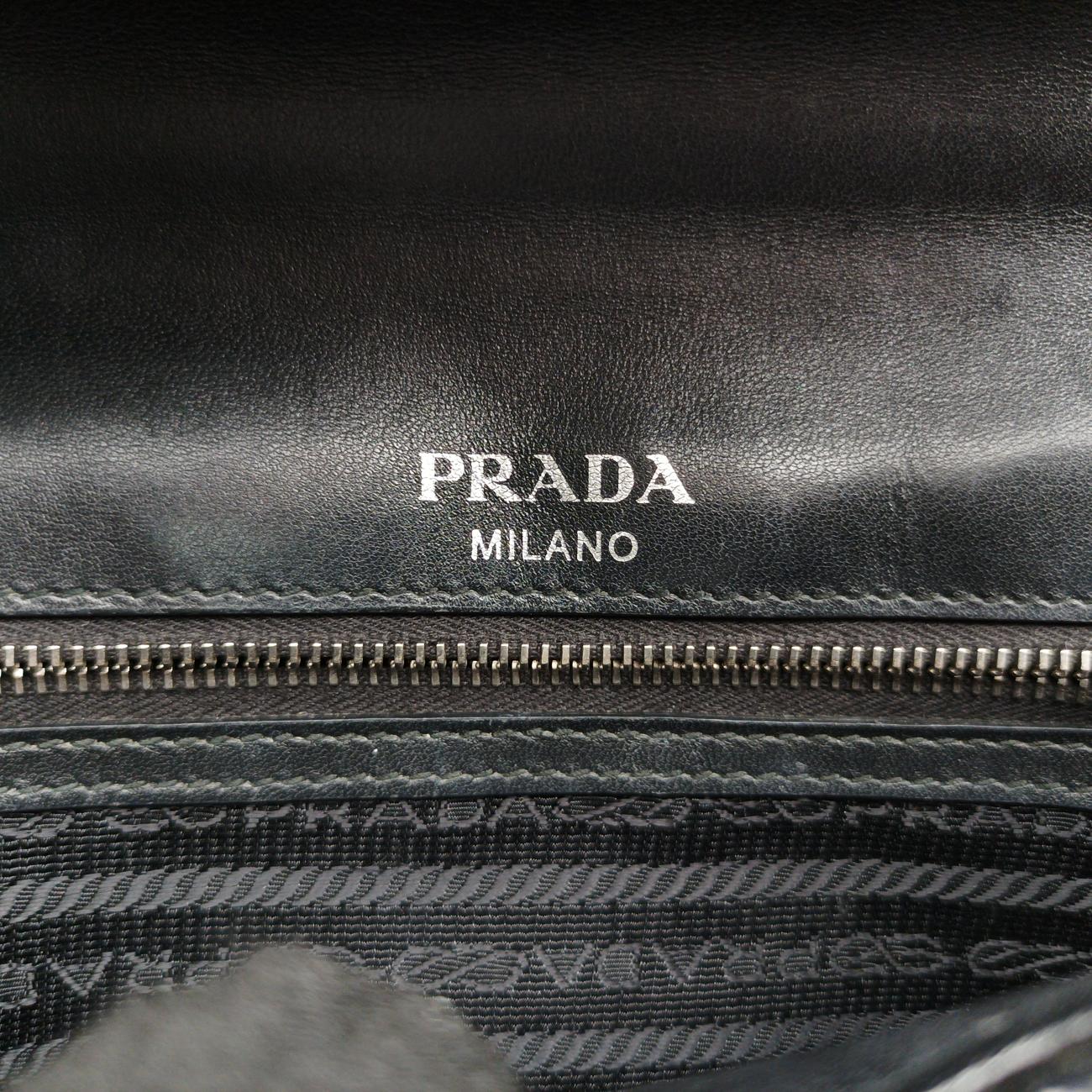 Nappa Gaufre Sound LockBlackNappa Leather1BD139197/Bナッパゴーフル サウンドロックブラックナッパレザー1BD139197/B